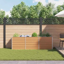 Jardinière surélevée Marron Clair 240 x 40 x 77 cm 616058616058