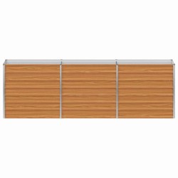 Jardinière surélevée Marron Clair 240 x 40 x 77 cm 616058616058
