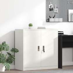 Armoire de rangement Blanc 90 x 40 x 90 cm Acier 616063616063