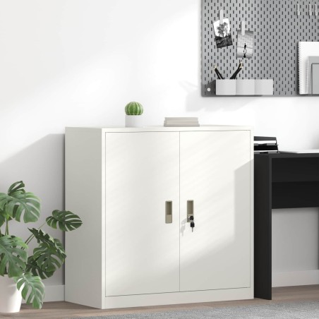 Armoire de rangement Blanc 90 x 40 x 90 cm Acier 616063616063