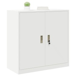Armoire de rangement Blanc 90 x 40 x 90 cm Acier 616063616063