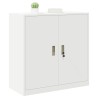 Armoire de rangement Blanc 90 x 40 x 90 cm Acier 616063616063