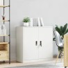 Armoire de rangement Blanc 90 x 40 x 90 cm Acier 616063616063
