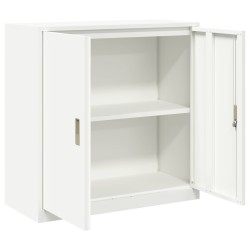 Armoire de rangement Blanc 90 x 40 x 90 cm Acier 616063616063