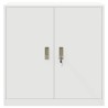 Armoire de rangement Blanc 90 x 40 x 90 cm Acier 616063616063