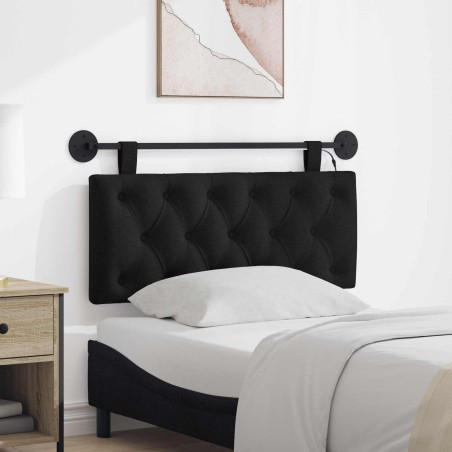 Tête de lit suspendue Avec lumière LED Noir Tissu 616066616066
