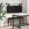 Tête de lit suspendue Avec lumière LED Noir Tissu 616066616066