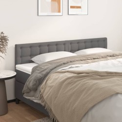 Têtes de lit Gris 160x5x78/88 cm Similicuir 616069616069