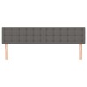 Têtes de lit Gris 160x5x78/88 cm Similicuir 616069616069