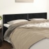Têtes de lit Noir 180 x 5 x 78/88 cm Velours 616070616070