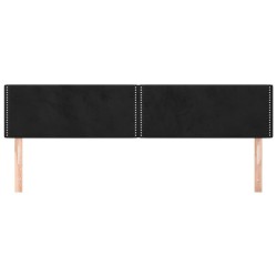 Têtes de lit Noir 180 x 5 x 78/88 cm Velours 616070616070
