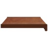 Appui de fenêtre Bois marron 100 x 35 x 4,5 cm PVC 616076616076