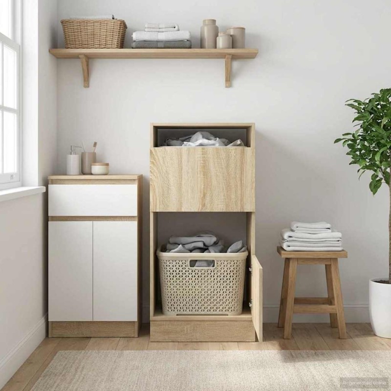 Armoire à Laver Sonoma 50 x 68 x 102 cm Bois d'ingénierie 616081616081