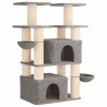 Arbre à chat avec poteaux à griffer en sisal 2 pc Gris clair 616082616082