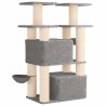 Arbre à chat avec poteaux à griffer en sisal 2 pc Gris clair 616082616082