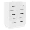 Armoire à tiroirs Blanc brillant 66 x 34,5 x 87 cm 616084616084