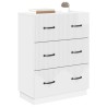 Armoire à tiroirs Blanc brillant 66 x 34,5 x 87 cm 616084616084