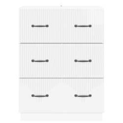 Armoire à tiroirs Blanc brillant 66 x 34,5 x 87 cm 616084616084