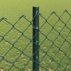 Clôture grillagée avec poteau 10 x 1,2 m Acier recouvert de PVC 616087616087