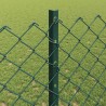 Clôture grillagée avec poteau 10 x 1,2 m Acier recouvert de PVC 616087616087