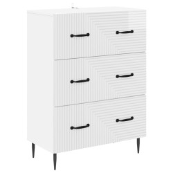 Armoire à tiroirs Blanc brillant 66 x 34,5 x 89,5 cm 616096616096