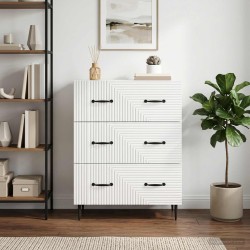 Armoire à tiroirs Blanc brillant 66 x 34,5 x 89,5 cm 616096616096