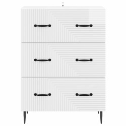 Armoire à tiroirs Blanc brillant 66 x 34,5 x 89,5 cm 616096616096