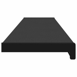 Appui de fenêtre Noir avec grain de bois 160 x 25 x 4,5 cm PVC 616098616098