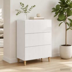Armoire à tiroirs Blanc brillant 66 x 34,5 x 90 cm 616104616104