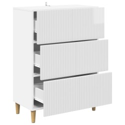 Armoire à tiroirs Blanc brillant 66 x 34,5 x 90 cm 616104616104