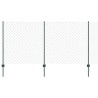 Clôture grillagée avec poteau 10 x 1,2 m Acier recouvert de PVC 616106616106