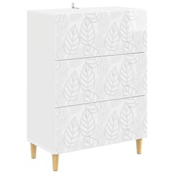 Armoire à tiroirs Blanc brillant 66 x 34,5 x 90 cm 616107616107