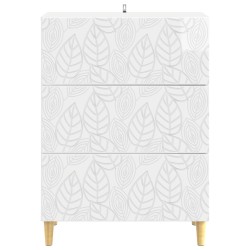 Armoire à tiroirs Blanc brillant 66 x 34,5 x 90 cm 616107616107