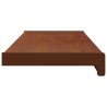 Appui de fenêtre Bois marron 60 x 25 x 4,5 cm PVC 616109616109