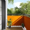 Paravent de balcon orange 90 x 800 cm 100 % polyester Oxford 616112616112