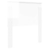 Tête de lit Blanc Brillant 90 cm Bois d'ingénierie 616115616115