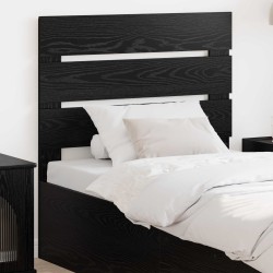 Tête de lit Chêne noir Bois d'ingénierie 616116616116
