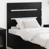 Tête de lit Chêne noir Bois d'ingénierie 616116616116