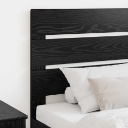 Tête de lit Chêne noir Bois d'ingénierie 616116616116