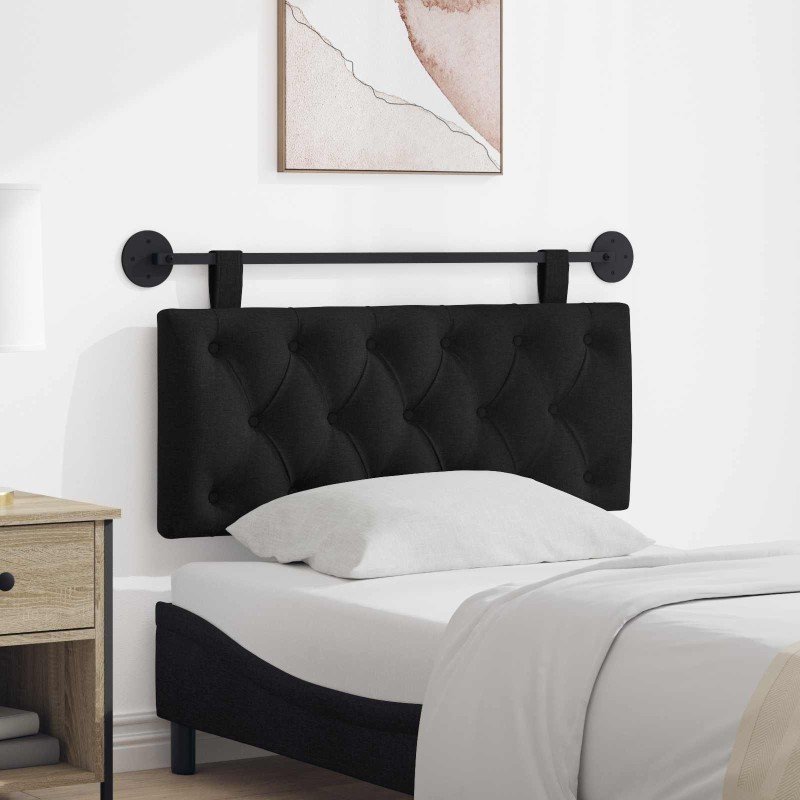 Tête de lit suspendue Noir Tissu 616119616119