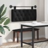 Tête de lit suspendue Noir Tissu 616119616119