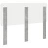 Tête de lit Gris béton Bois d'ingénierie 616120616120