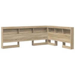 Tête de lit de rangement Chêne Sonoma 150 cm Bois d'ingénierie 616121616121