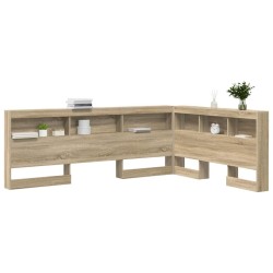 Tête de lit de rangement Chêne Sonoma 150 cm Bois d'ingénierie 616121616121