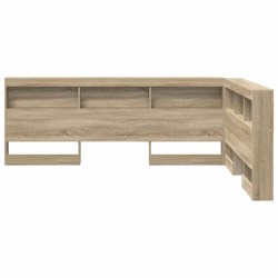 Tête de lit de rangement Chêne Sonoma 150 cm Bois d'ingénierie 616121616121