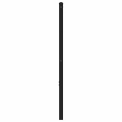 Tête de lit de remplacement chêne fumé 80 cm fer et bois d'ingénierie 616124616124