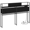 Tête de lit de rangement Chêne noir Bois d'ingénierie 616126616126