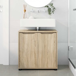 Armoire de lavabo de salle de bain Chêne Sonoma 60 x 30 x 60 cm 616133616133
