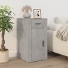Armoire de bureau Gris béton 40x49x75 cm Bois d'ingénierie 616138616138