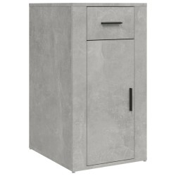 Armoire de bureau Gris béton 40x49x75 cm Bois d'ingénierie 616138616138